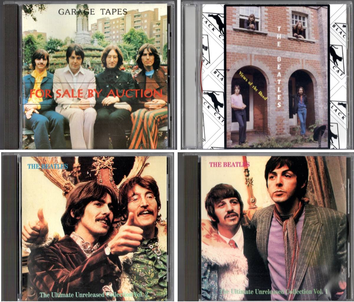 4CD【GARAGE TAPES / Ultimate Unreleased Vol.1 & Vol.2 / Views of the Road】Beatles ビートルズ_画像1