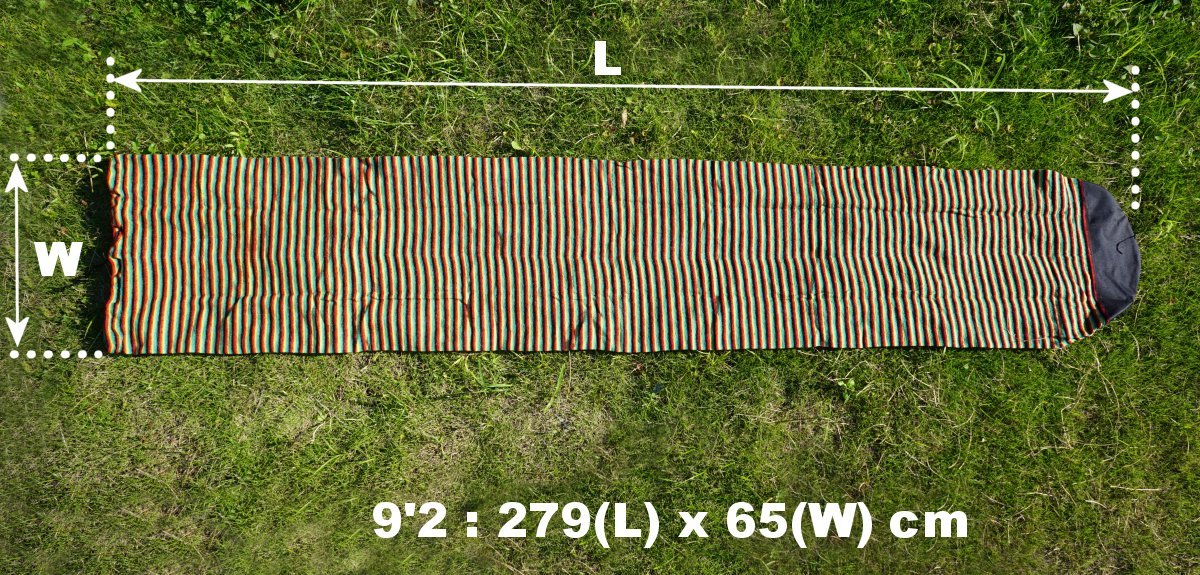 9\'2 вязаный кейс чехол доски для серфинга вентилятор панель стрейч покрытие cover мягкий чехол длинная доска longboard 279cm long board surf