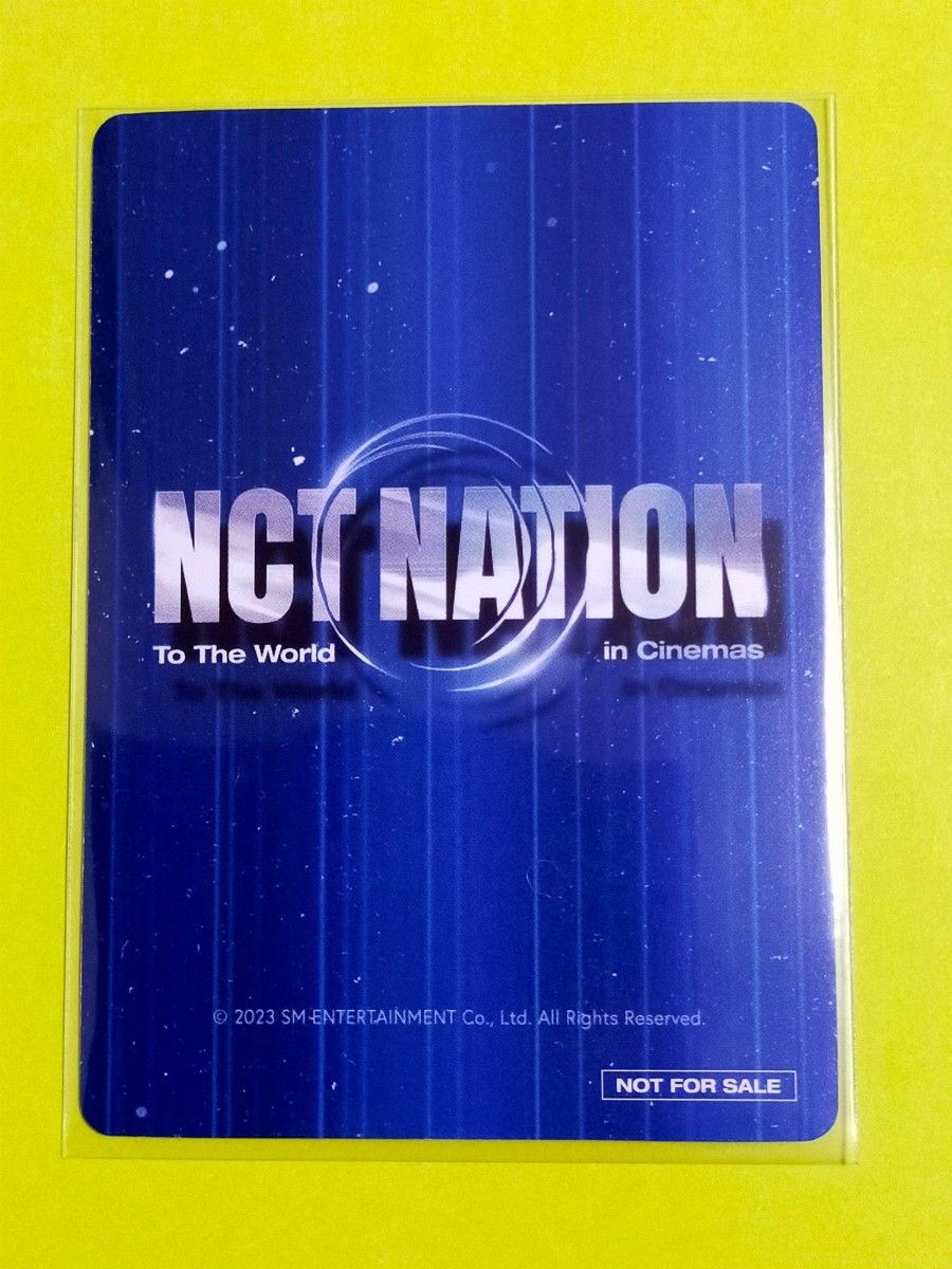 NCT NATION 映画 ジェノ　入場特典  トレカ