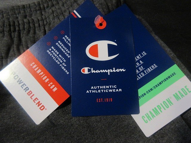 本物正規◆Champion チャンピオン◆スウェット パンツ ジョガー POWERBLEND■M■濃い グレー■裏地起毛■AUTHENTIC■新品 アメリカ限定_画像8