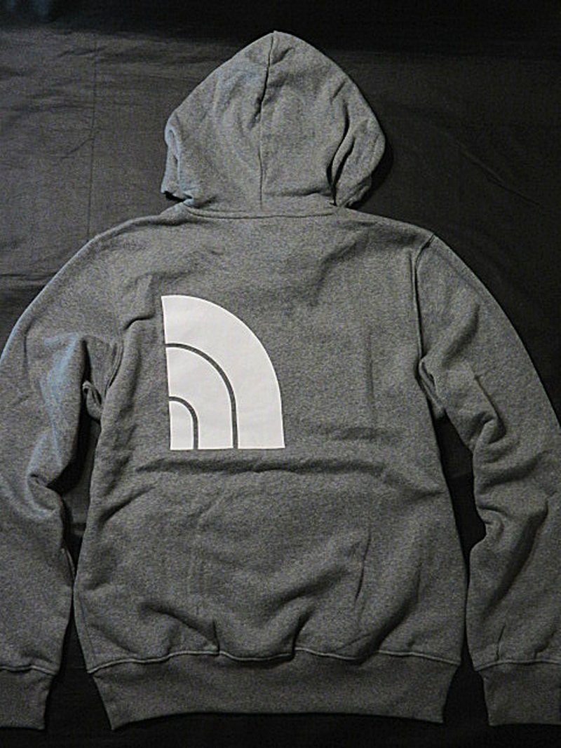 本物正規◆ノースフェイス◆スウェットパーカー BRAND PROUD■M■グレー MEDIUM GREY / WHITE■新品/アメリカ限定■GAZ/裏地起毛の画像7