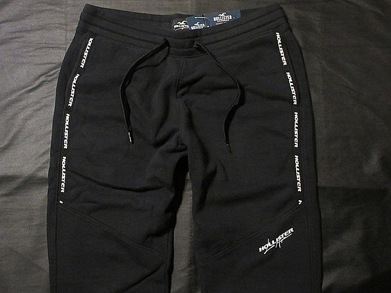 本物正規(guī)◆ホリスター◆スウェットパンツ SKINNY/ジョガー■M■0839-900■黒■新品■里地起毛