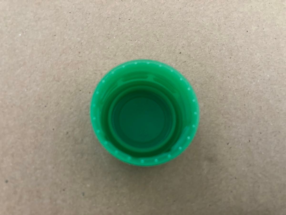 ペットボトル キャップ 70個 三ツ矢サイダー カラー グリーン系 簡易洗浄