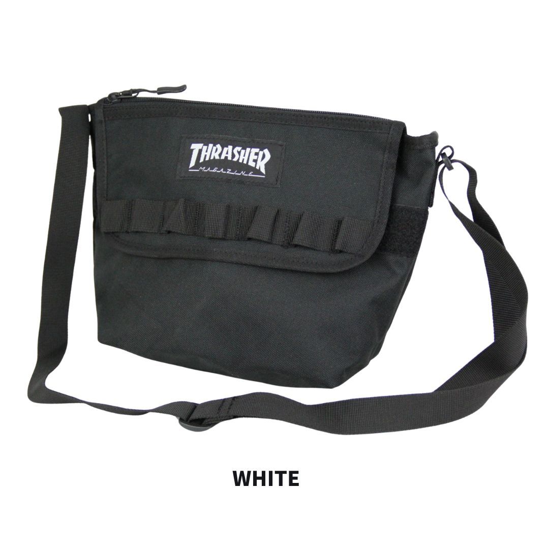 THRASHER TH-O カブセショルダー ５L　バッグ　ユニセックス　ショルダーバッグ　サコッシュ　WHITE 即決　送料無料　新品未使用_画像2