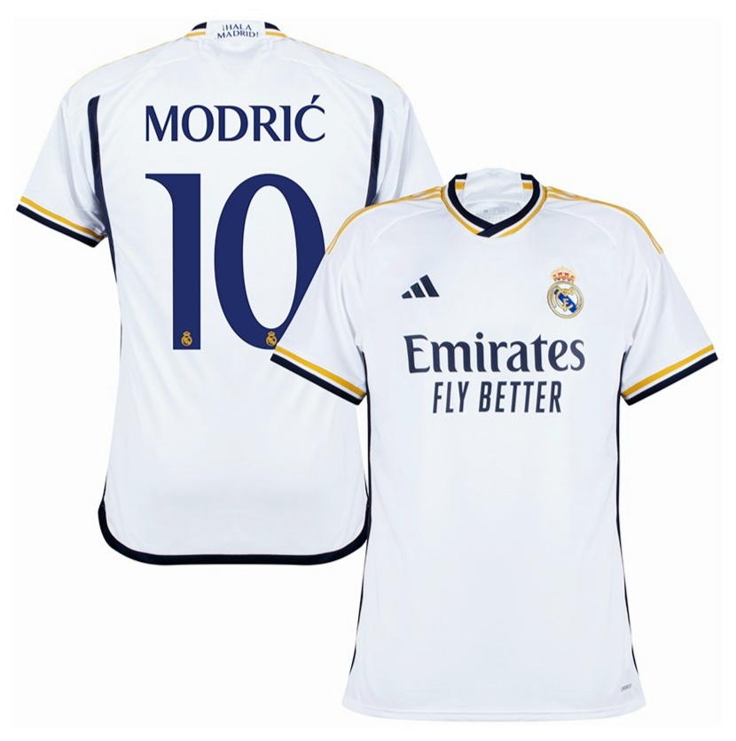 ◯最新作 新品タグ付き 正規品 モドリッチ選手 レアルマドリード REAL MADRID 1ST オフィシャル ユニフォーム XL adidas製 ※美品の画像1