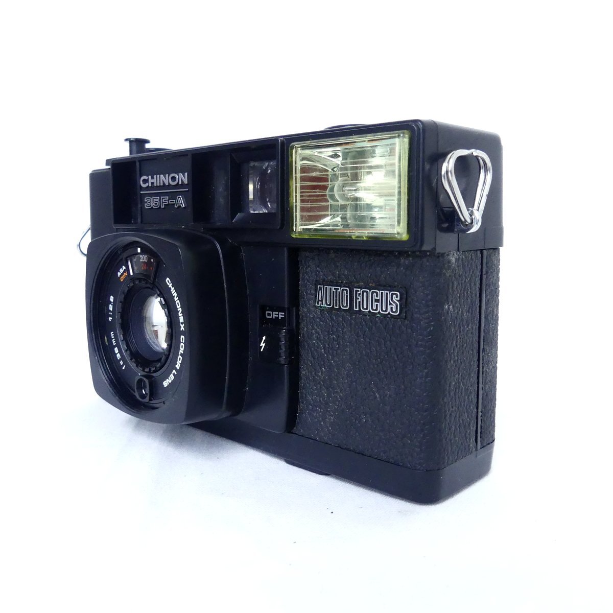 CHINON チノン 35F-A AUTO FOCUS フィルムカメラ コンパクトカメラ 単3電池使用 空シャッターOK USED /2402Cの画像3