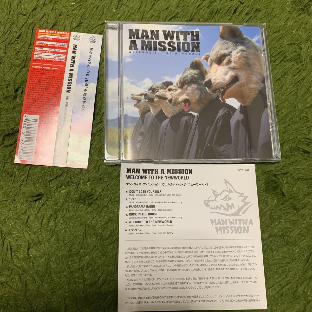 Paypayフリマ 送料無料 美品 帯付き Man With A Mission Welcome To The Newworld インディーズ盤 レアアイテム 入手困難品