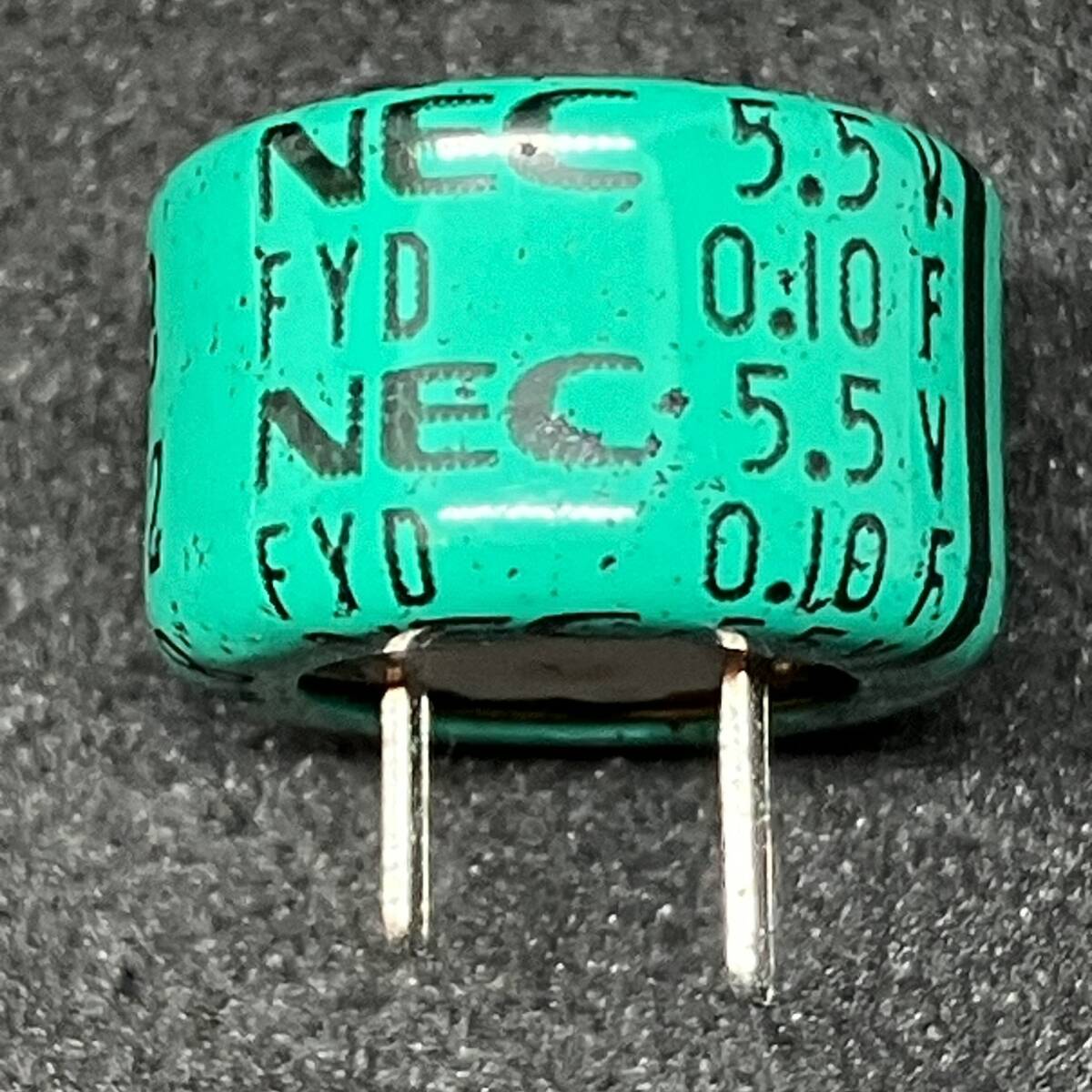 NEC トーキン Tokin 電気二重層コンデンサ スーパーキャパシタ FYD 5.5V 0.1F 13×8.5mm FYD0H104ZF 1個_画像1