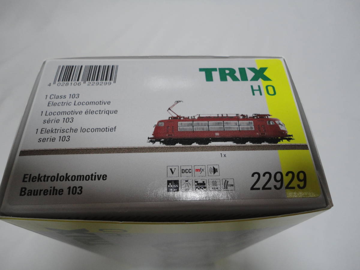 TRIX HO 22929 DB(ドイツ鉄道) Class103型(144-2) 電気機関車 オリエンタルレッド塗装(ウェザリング仕様)_画像1