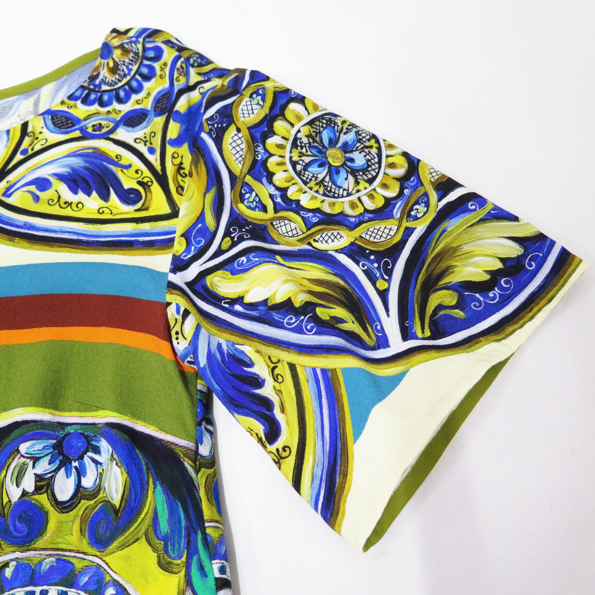 2013 DOLCE&GABBANA SICILIAN DESIGN DRESS 40 ドルチェ&ガッバーナ シチリア デザイン ドレス ワンピース SS13 13SS_画像4