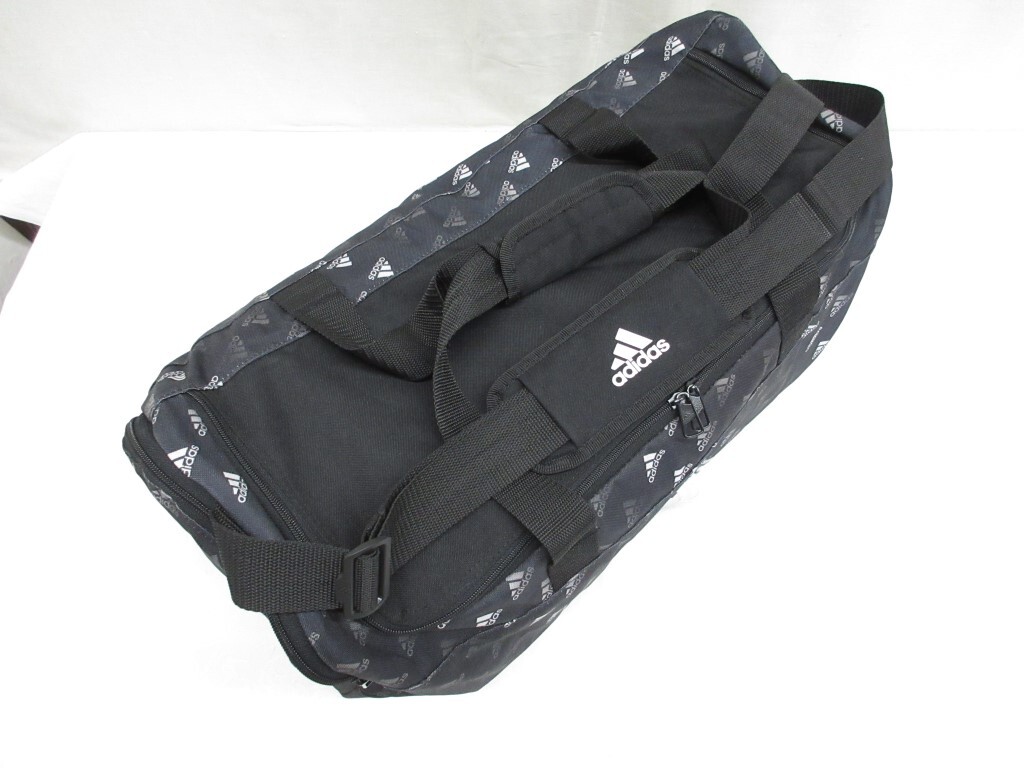 02Y074 【 中古品 】 adidas アディダス 旅行鞄 旅行バッグ 大容量 ナイロンバッグ ボストンバッグ 現状渡し_画像3