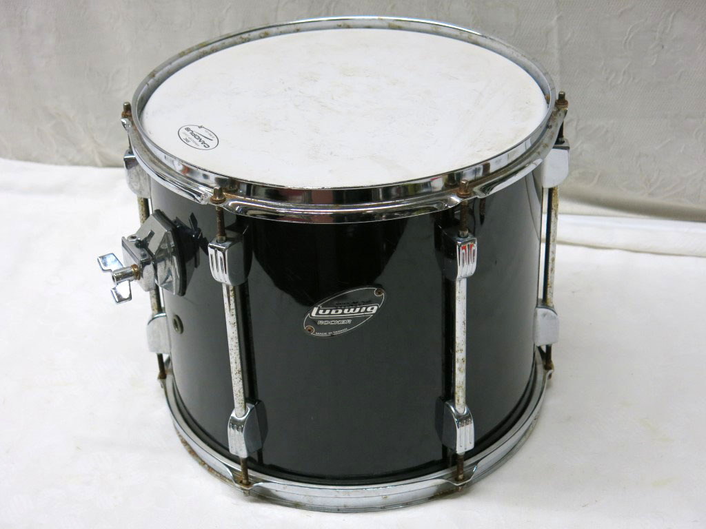 02K193 レトロ Ludwig ラディック ROCKER タム 13インチ 中古 サビ・イタミ多数 現状 売り切りの画像1