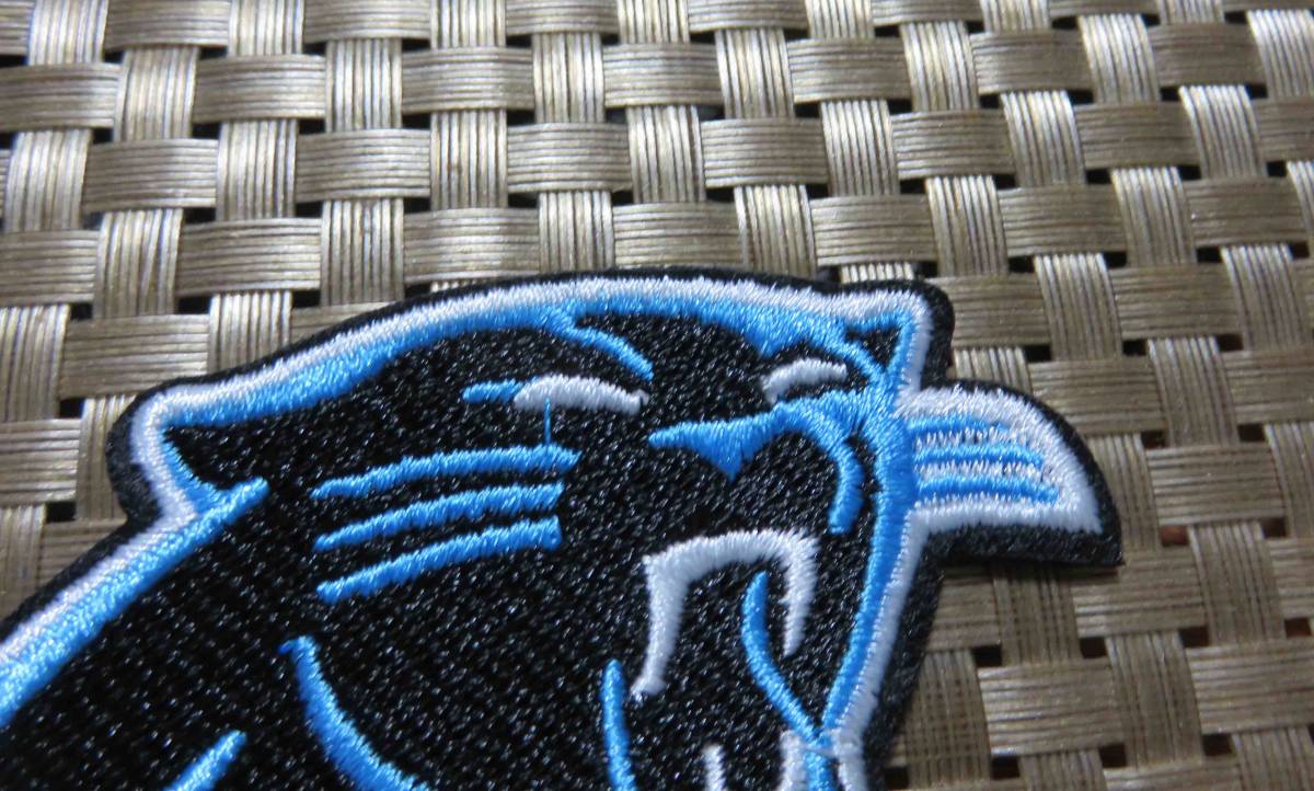 黒空 黒豹◆新品NFLカロライナ・パンサーズ  Carolina Panthers刺繍ワッペン◆アメリカ スポーツ◎アメフト アメリカンフットボールの画像7