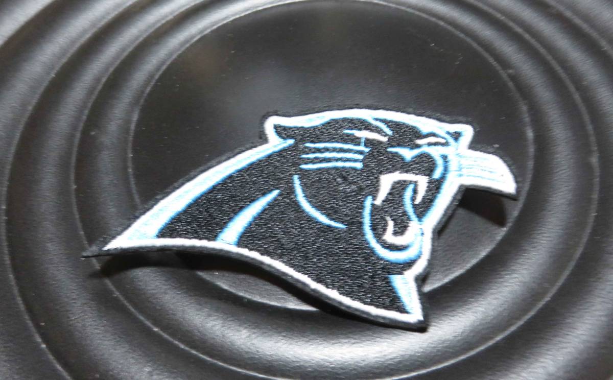 黒空 黒豹◆新品NFLカロライナ・パンサーズ  Carolina Panthers刺繍ワッペン◆アメリカ スポーツ◎アメフト アメリカンフットボールの画像4