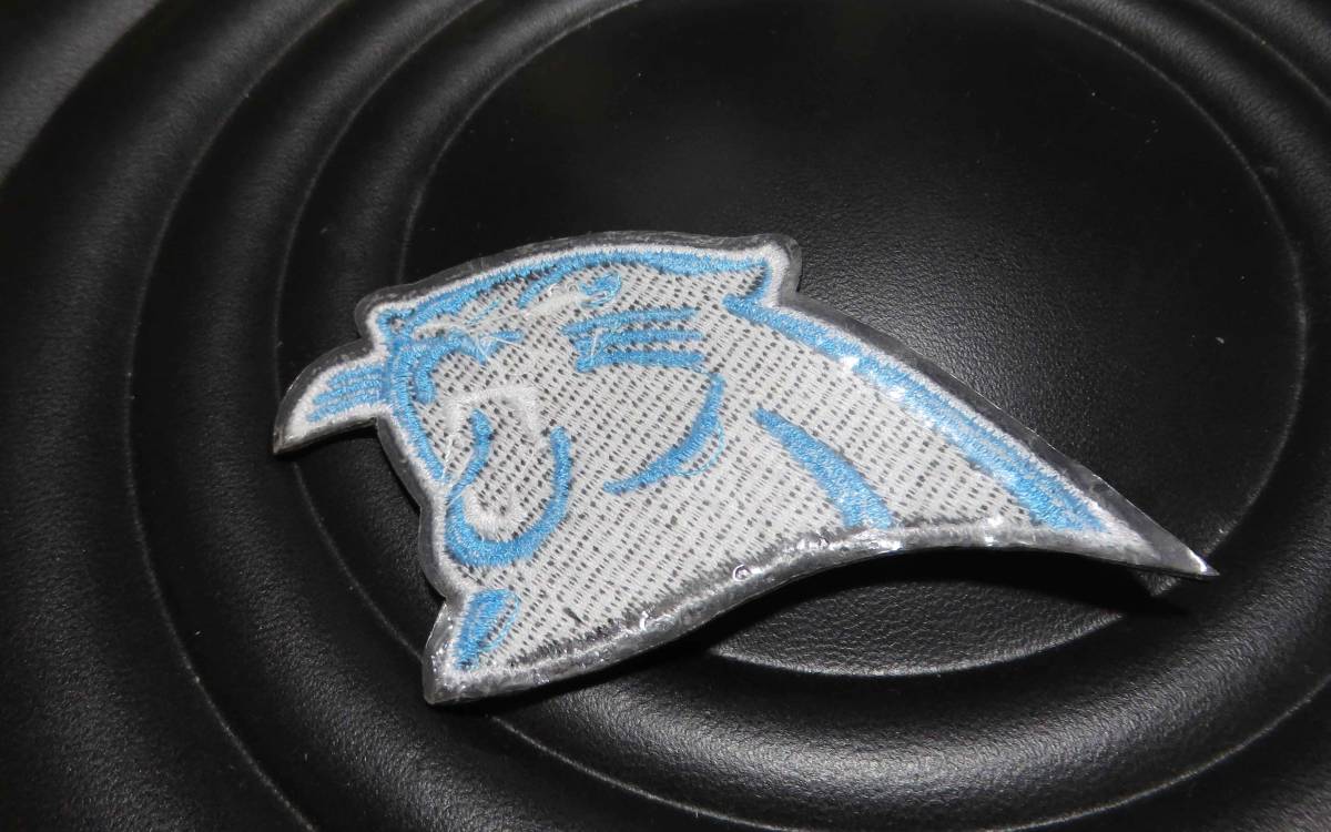 黒空 黒豹◆新品NFLカロライナ・パンサーズ  Carolina Panthers刺繍ワッペン◆アメリカ スポーツ◎アメフト アメリカンフットボールの画像5