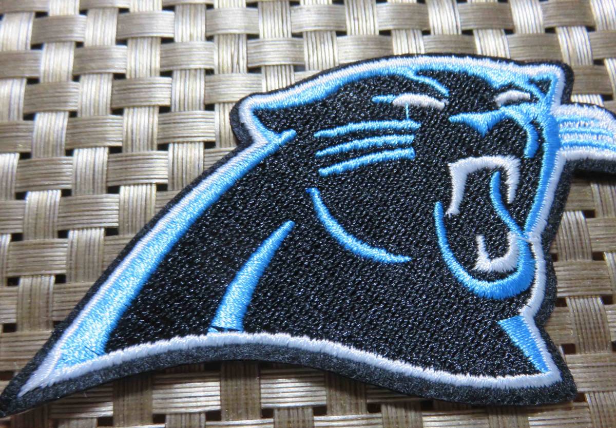 黒空 黒豹◆新品NFLカロライナ・パンサーズ  Carolina Panthers刺繍ワッペン◆アメリカ スポーツ◎アメフト アメリカンフットボールの画像8