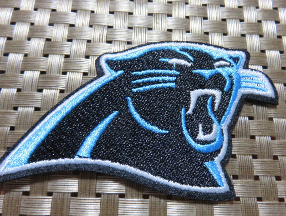 黒空 黒豹◆新品NFLカロライナ・パンサーズ  Carolina Panthers刺繍ワッペン◆アメリカ スポーツ◎アメフト アメリカンフットボールの画像9