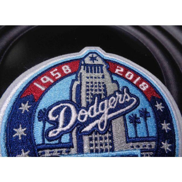 空球場60TH激渋MLBロサンゼルス・ドジャース60周年記念 Los Angeles Dodgers 野球ベースボール刺繍ワッペン激渋USアメリカ◆メジャーリーグ_画像4