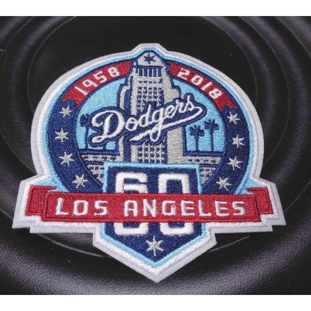 空球場60TH新品MLBロサンゼルス・ドジャース60周年記念 Los Angeles Dodgers 野球ベースボール刺繍ワッペン激渋USアメリカ◆メジャーリーグ_画像5