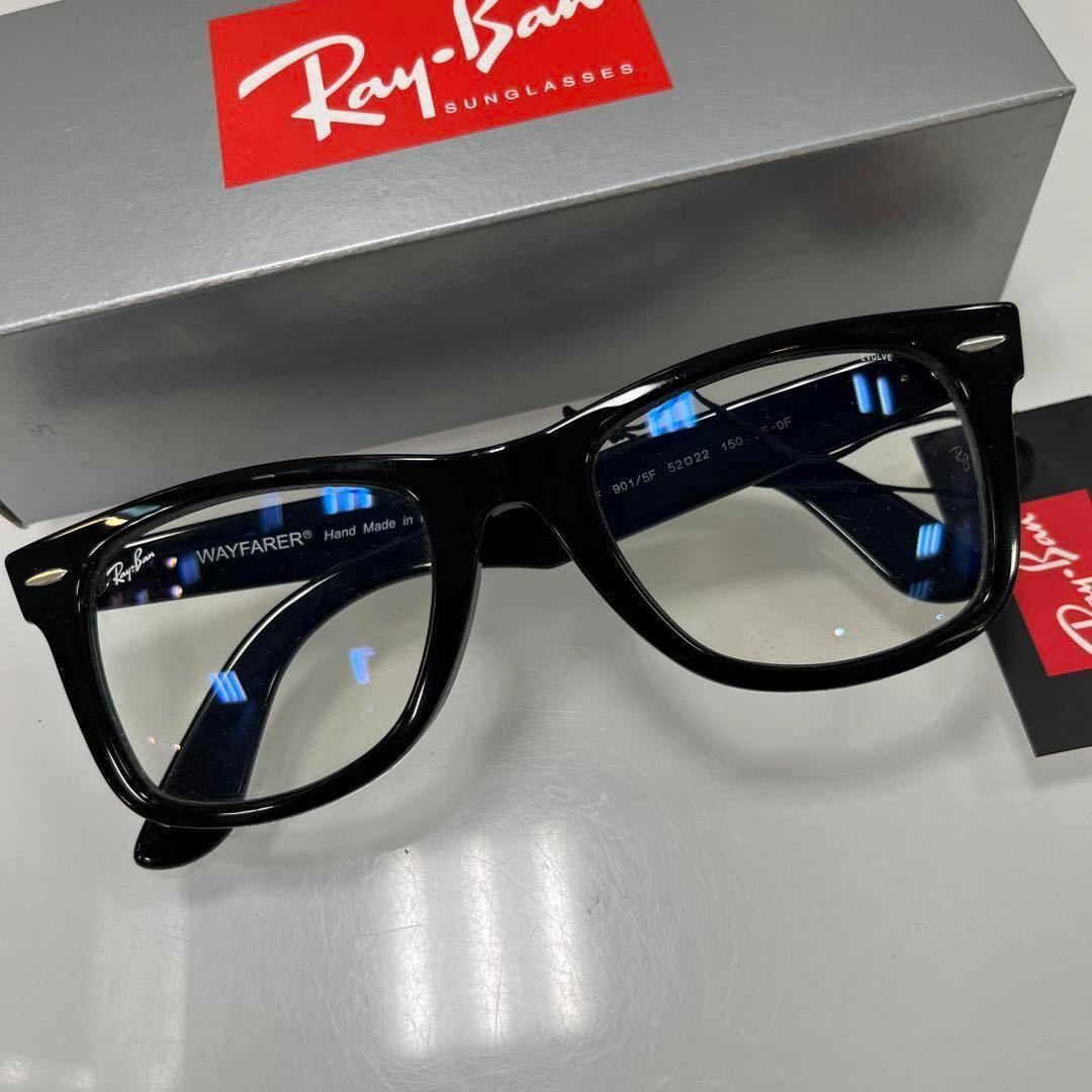 RayBan ウェイファーラー WAYFARER RB2140F 901/5F 52 調光サングラス 正規品 アジアンフィットRB2140F 9015F 52 黒ケース_画像2