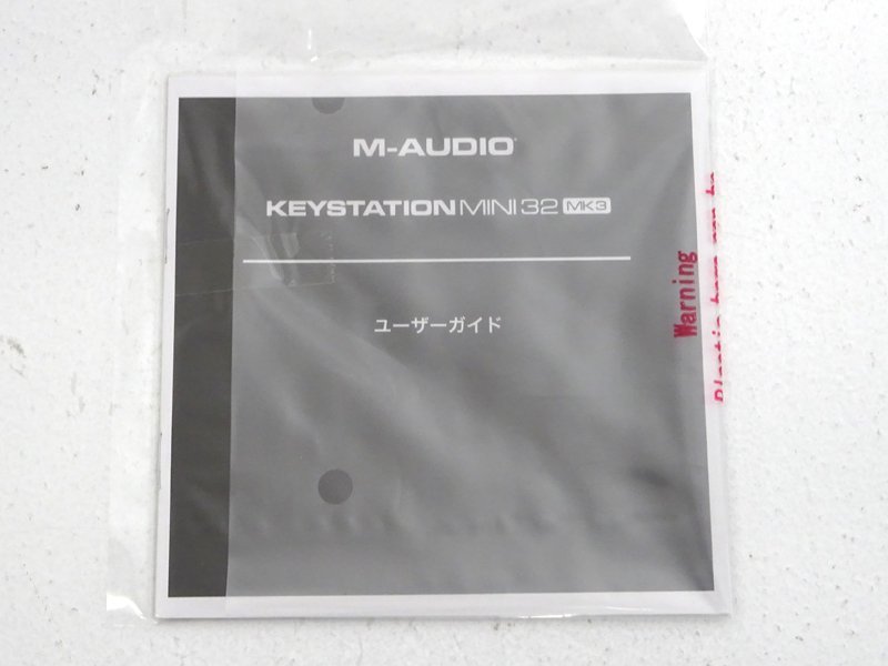 ★中古★M-AUDIO Keystation Mini32 MK3 32鍵盤 MIDIキーボード（エムオーディオ/DTM、DAW機器）★【MU478】_画像8