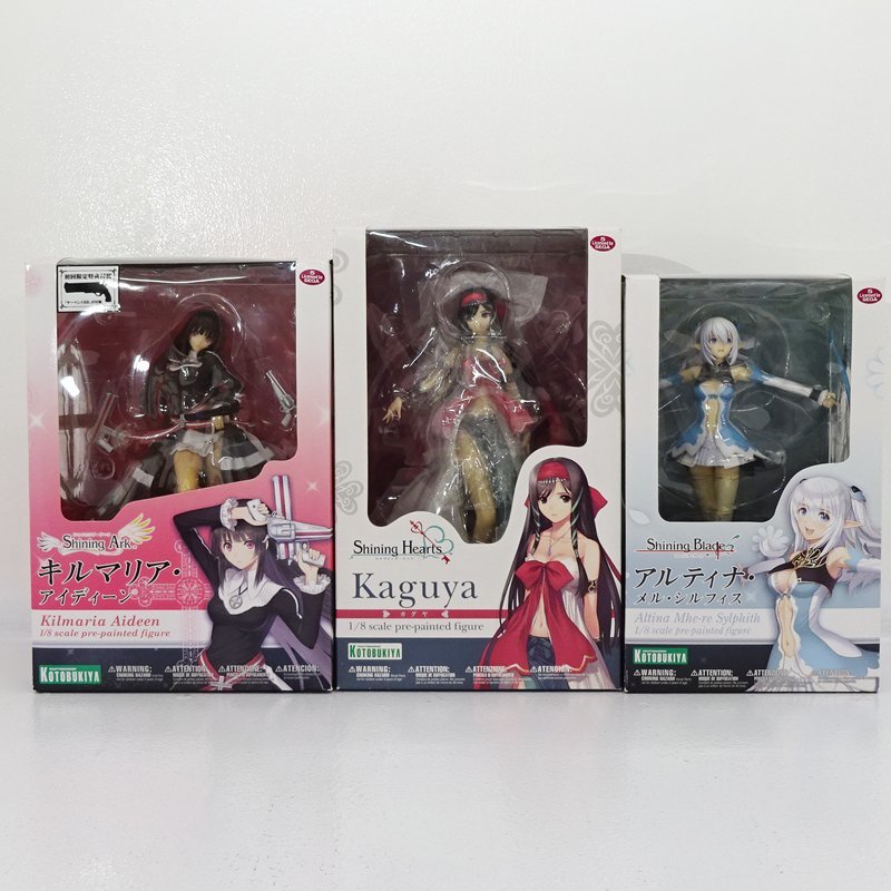 ★中古★キルマリア・アイディーン カグヤ アルティナ・メル・シルフィス フィギュア 3点(シャイニングアーク/ハーツ/ブレイド)★【TY713】_画像1