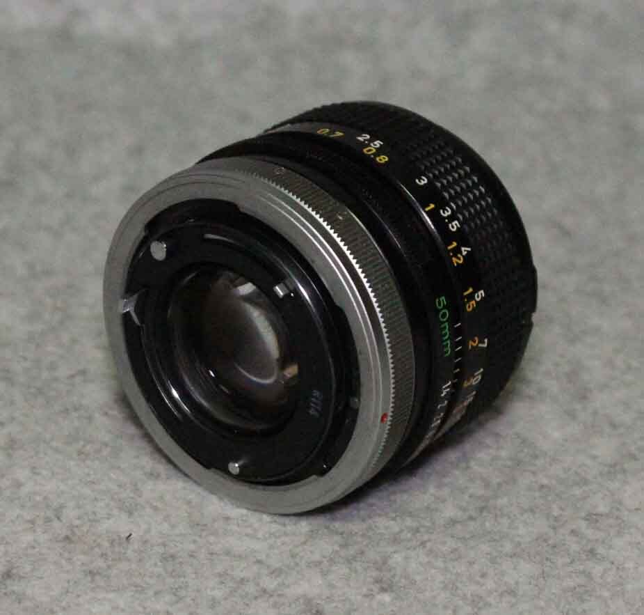 [is175]キャノン　レンズ FD 50mm f1.4 SSC　canon FD LENS 大口径 標準レンズ　単焦点　1:1.4 s.s.c. _画像2