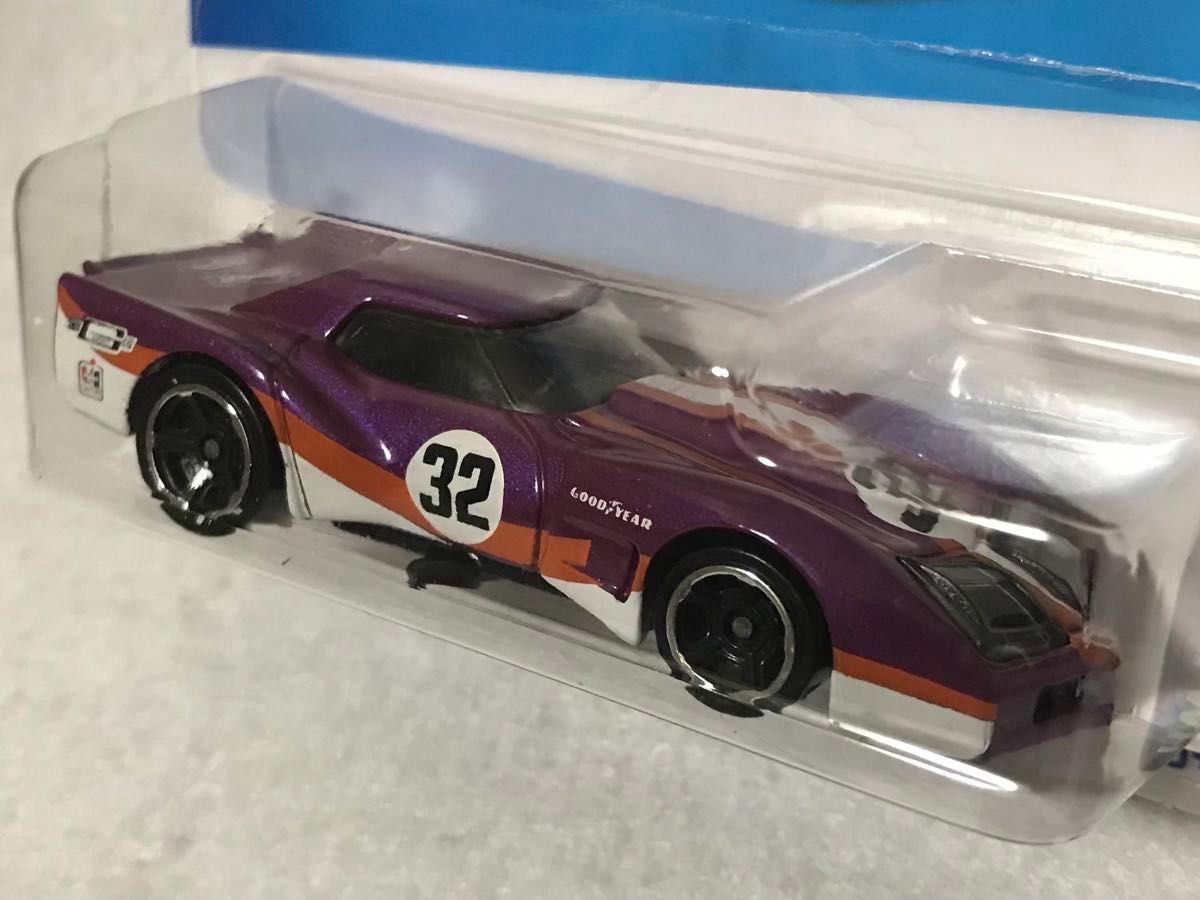 ホットウィール ’76 GREENWOOD CORVETTE 紫 HotWheels グリーンウッド コルベット シボレー