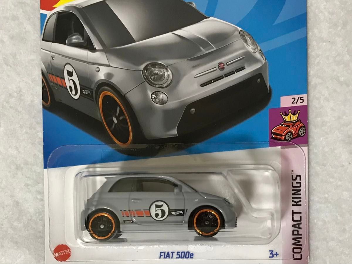 ホットウィール FIAT 500e シルバー HotWheels フィアット 500 チンクエチェント 未開封