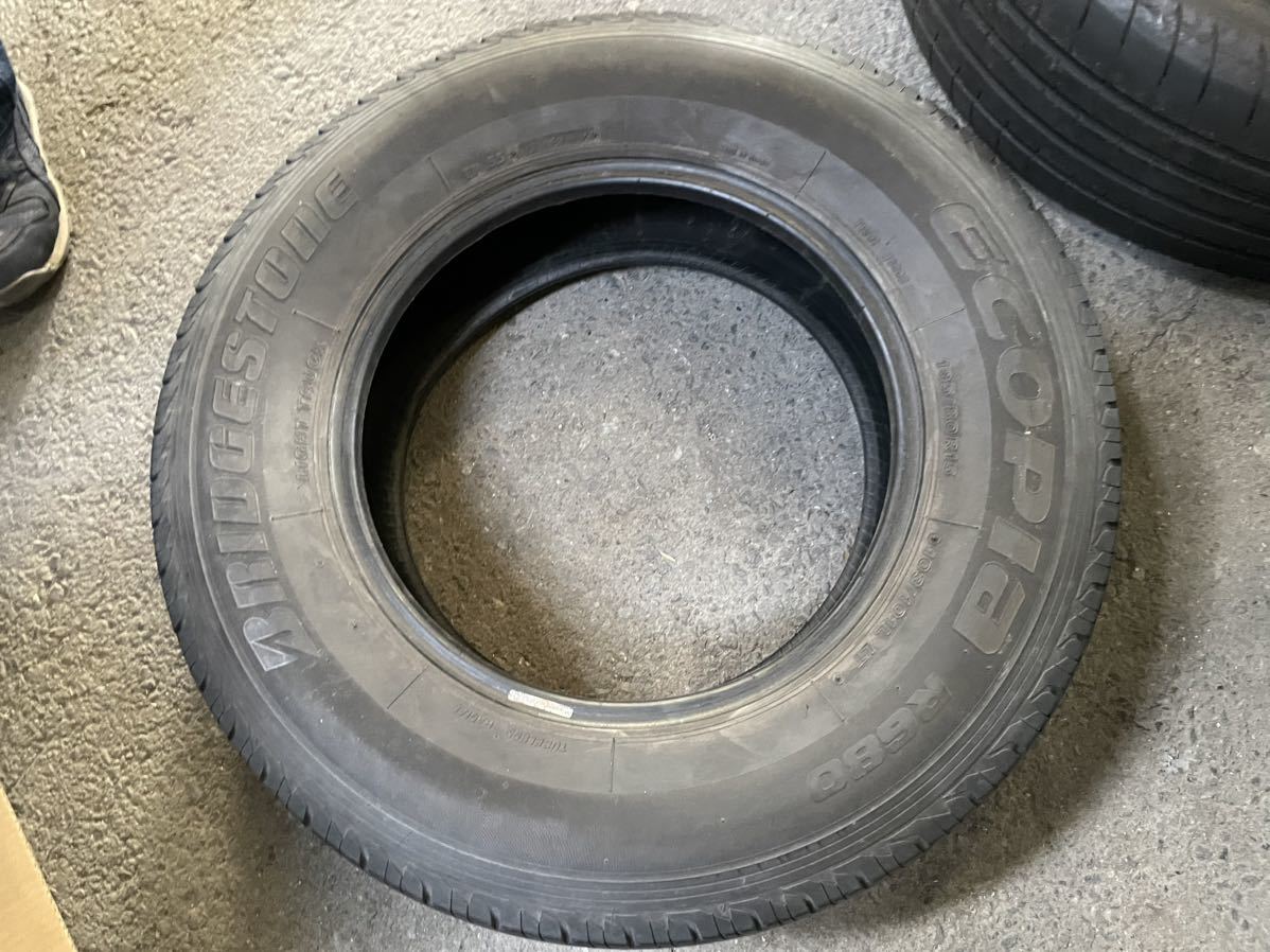 ハイエースなどに！中古タイヤ195/80R15 4本セット！BSエコピアR680 キャラバンにも！_画像7