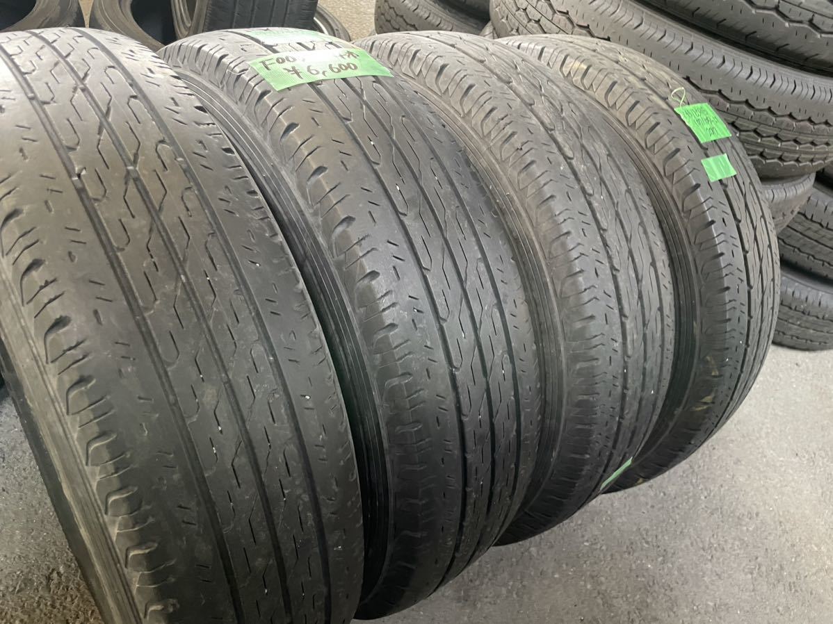 ハイエースなどに！中古タイヤ195/80R15 4本セット！BSエコピアR680 キャラバンにも！_画像2