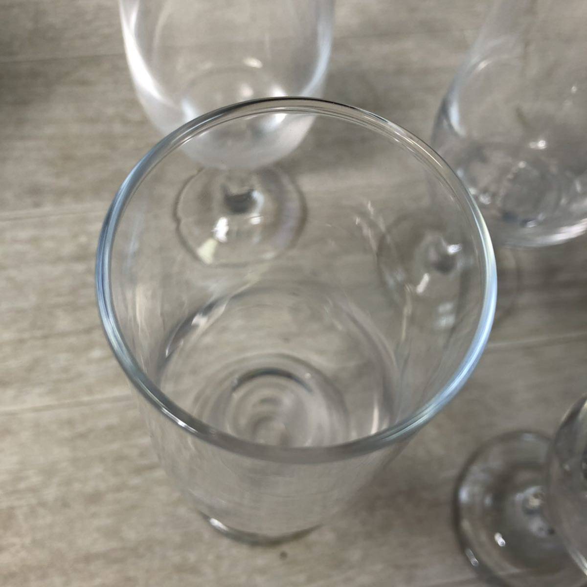 O581】T型ピルスナー 320ml⑥ ワイングラス グラス ビールグラス ガラス ピルスナー 酒器 ビアグラス　ワイン　シャンパングラス　6個_画像4