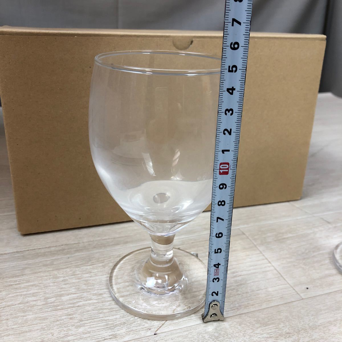 KT354】ワイングラス 丸ピルスナー 410ml　6個　② ビール　ワイン　グラス　食器 _画像4