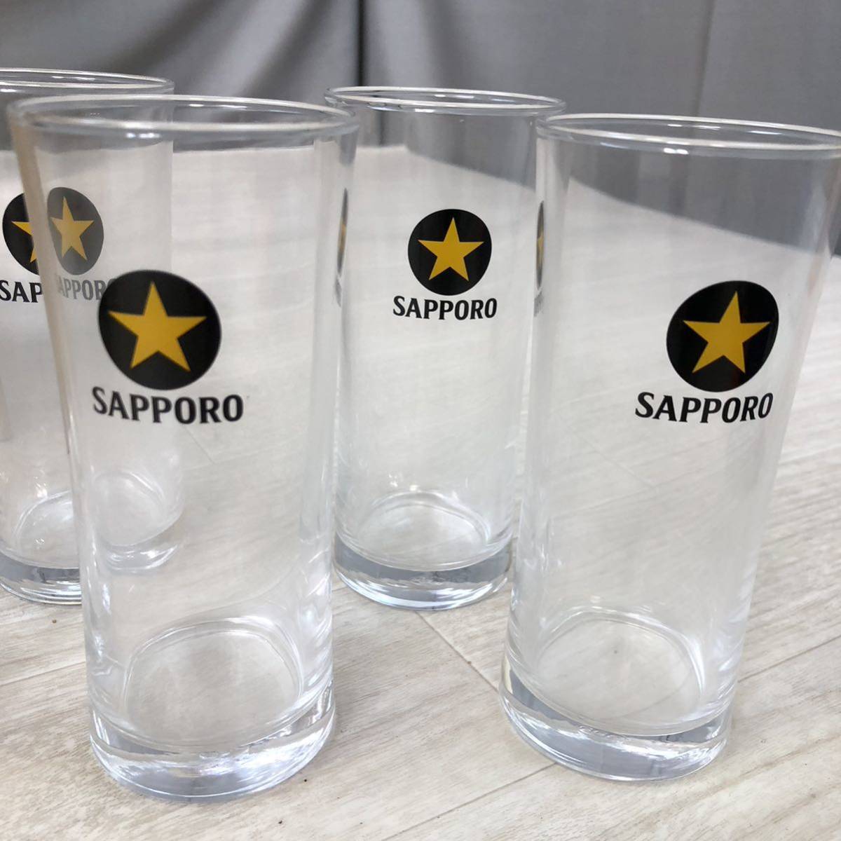 O626】SAPPORO 黒ラベル タンブラー グラス サッポロ ビールジョッキ サッポロビール ビール 樽生 昭和レトロ コップ 300型 ビアグラスの画像2