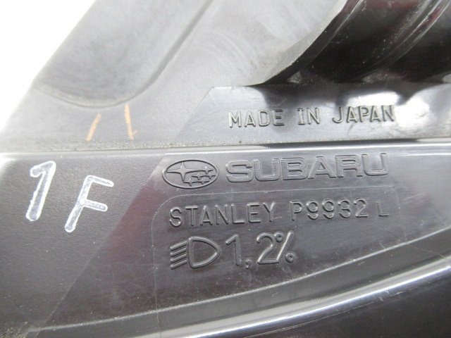 《即決あり》 インプレッサ GP GJ 純正 左 ヘッドライト HID 【 STANLEY P9932 】 (M092749)_画像10