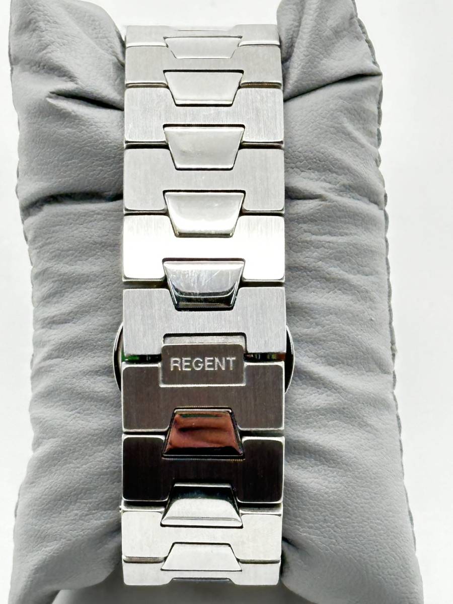 H4014 ROTARY REGENT 腕時計 アナログロータリー リージェント クオーツ メンズ クロノグラフ ROTARY GB05450/59 サンレイシルバー 稼働品の画像6