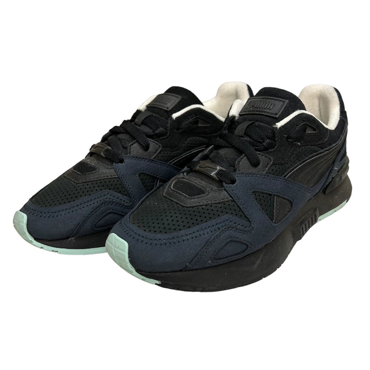 BC501 PUMA プーマ Mirage Mox Night Vision メンズ スニーカー US8.5 26.5cm ブラック ネイビー 良好_画像1