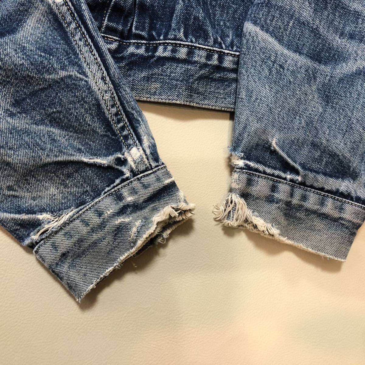 00's 42！levi's 507XXリーバイス セカンド　2ndデニムジャケット T1_画像9