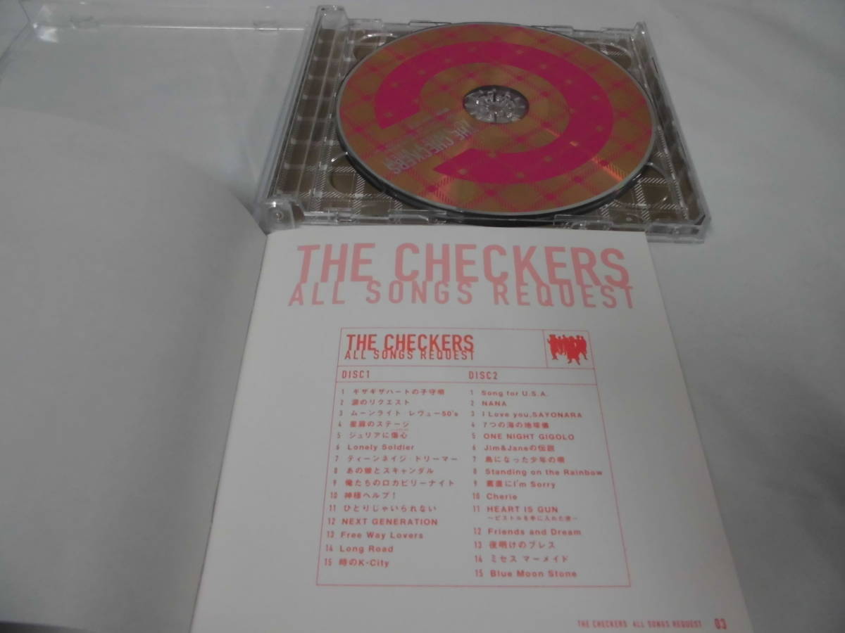 CD◆ザ・チェッカーズ THE CHECKERS ALL SONGS REQUEST(2枚組 全30曲）涙のリクエスト他◆試聴確認済 cd-396 ゆうメール可の画像3