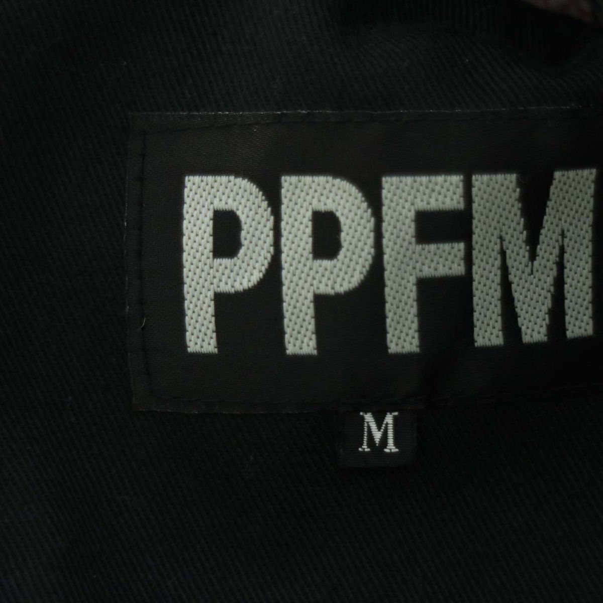 PPFM ペイトンプレイス ジップ 切替 変形デザイン★ USED加工 スリム カーゴ デニム パンツ ジーンズ Sz.M　メンズ　A4B00519_1#R_画像9