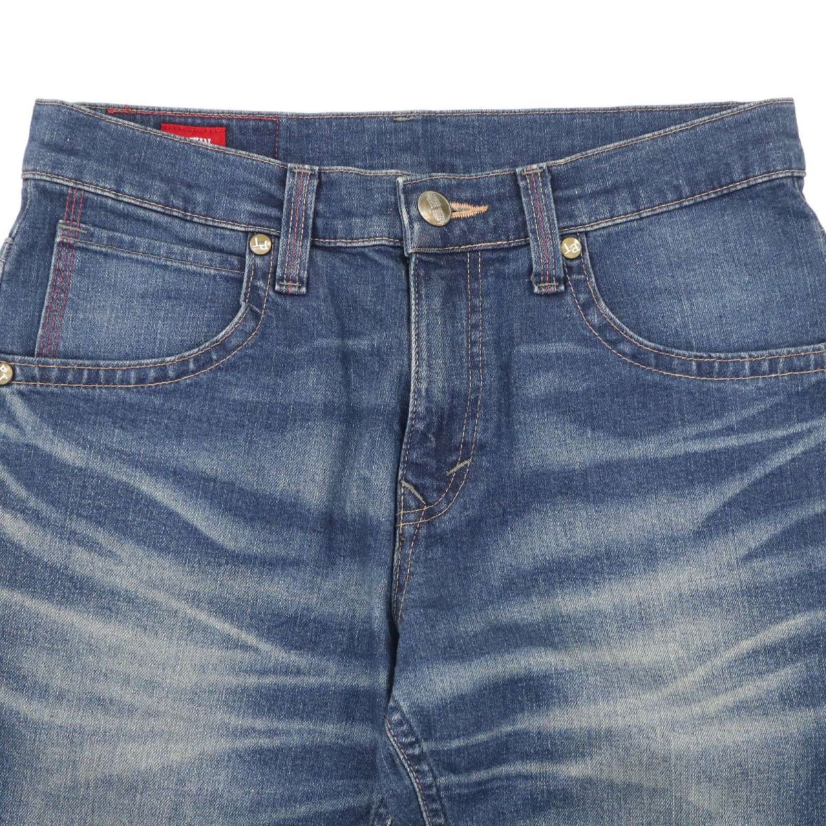 EDWIN エドウィン EB0009 BLUE TRIP★ USED加工 ストレッチ デニム パンツ ジーンズ Sz.30　メンズ 日本製　A4B00927_2#R_画像4