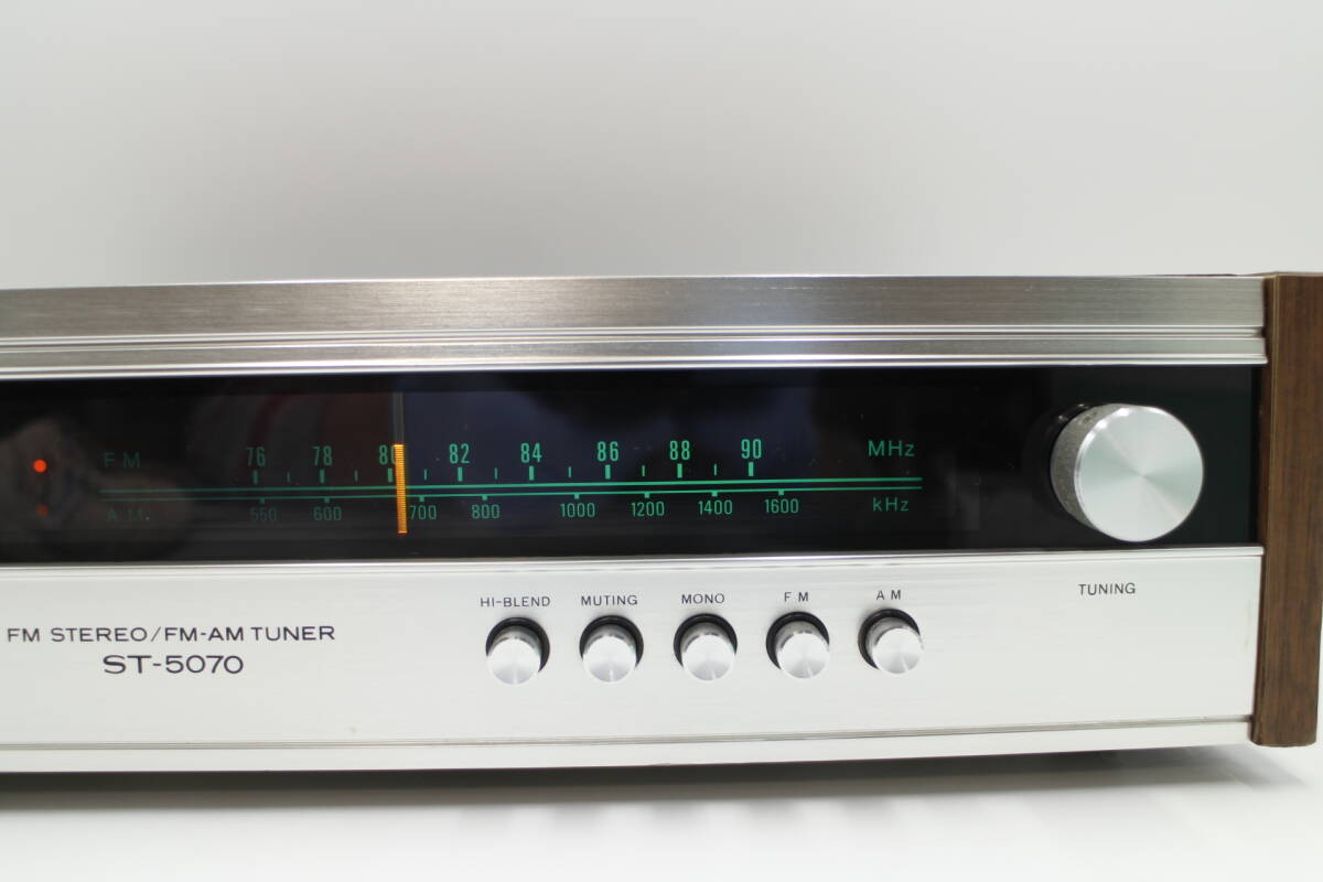 [M-TN 330] SONY ST-5070 FM AMチューナー レトロ1975年_画像5