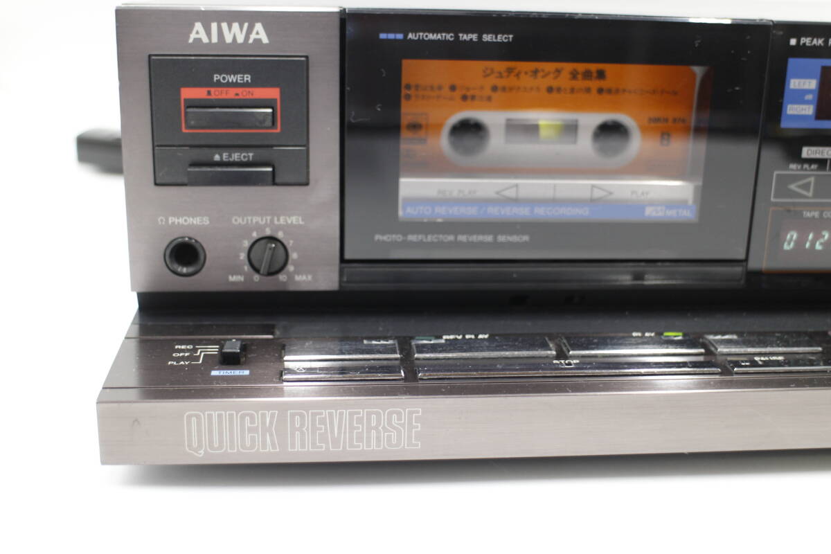 [S-TN 515] AIWA アイワ AD-R50カセットデッキ_画像7