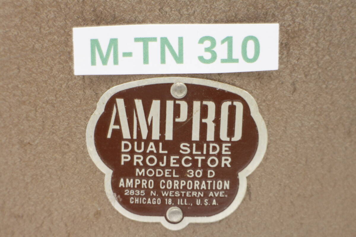 [M-TN 310] AMPRO dual slide projector model 30D スライド プロジェクター レトロ _画像10