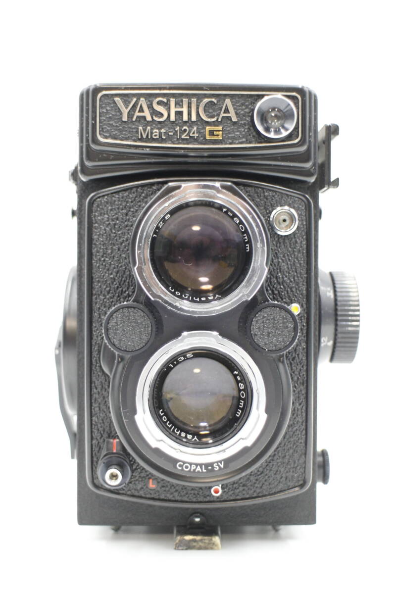 YASHICA Mat-124G двухобъективный зеркальный камера 