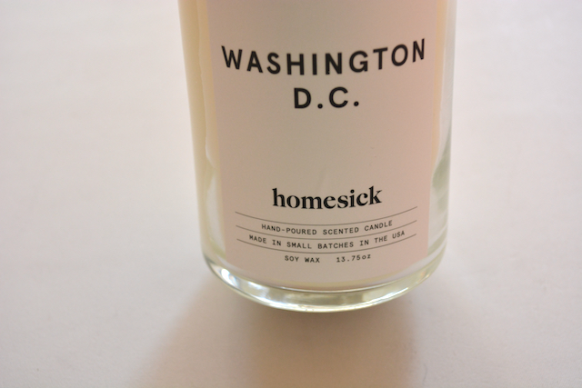 未使用/USA【 homesick ホームシック 】WASHINGTON D.C. ワシントン アロマキャンドル 13.75oz（390g）桜 チェリーブラッサムの画像2