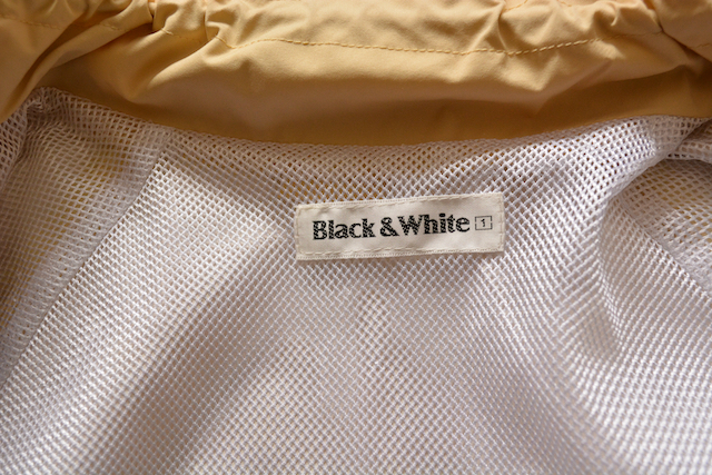 [ black & white ]2WAY long sleeve short sleeves Wind jacket 1