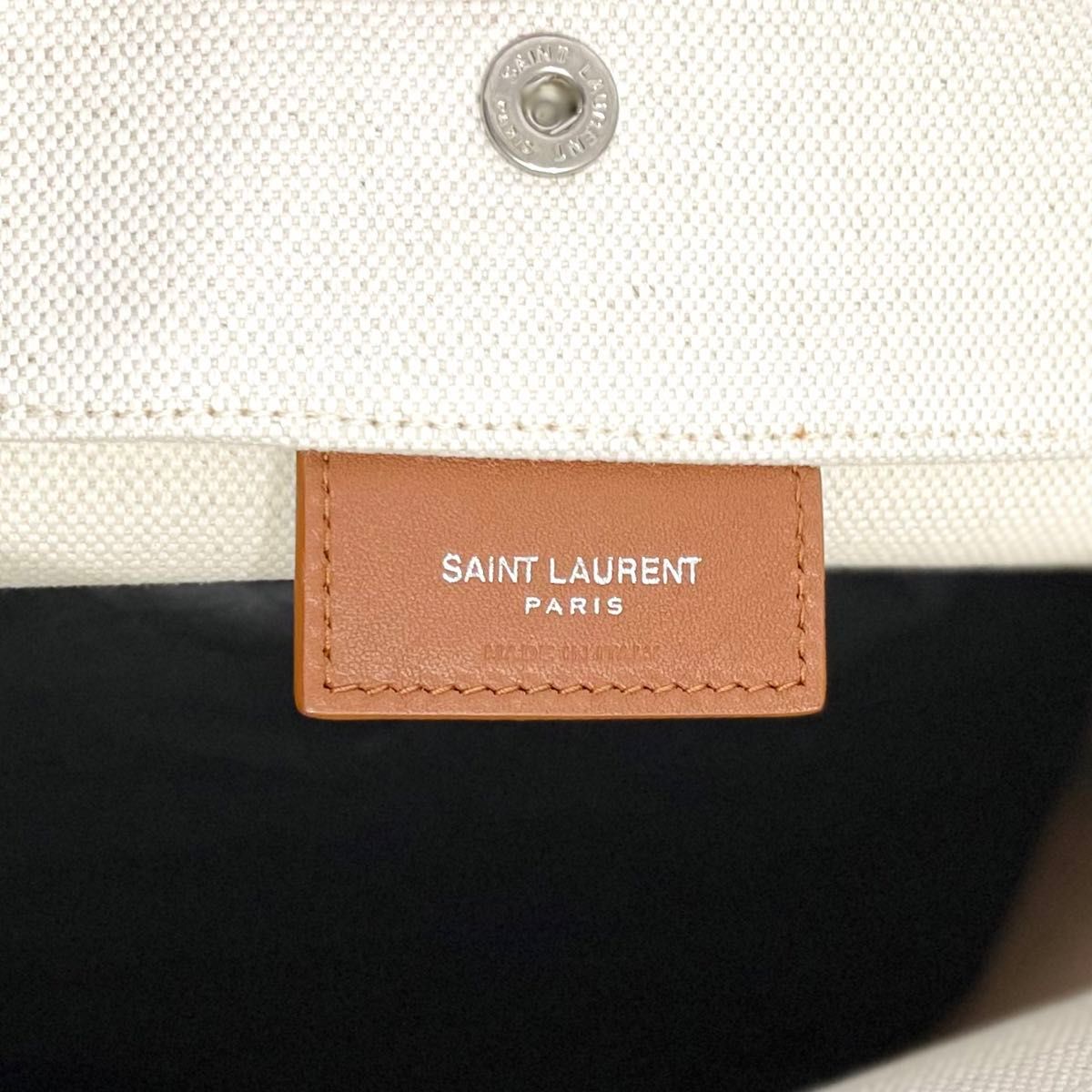 SAINT LAURENT PARIS サンローラン パリ キャンバス バッグ ショルダー バケット 鞄 カバン リヴゴーシュ 