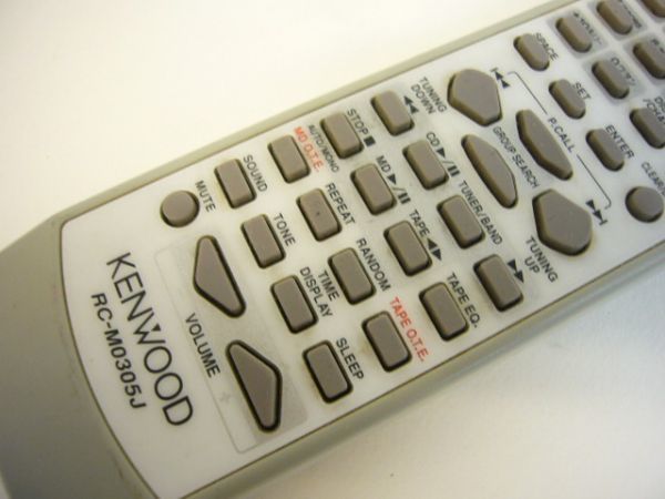 ○1624○(即決)KENWOOD/ケンウッド RC-M0305J オーディオ用リモコンの画像3