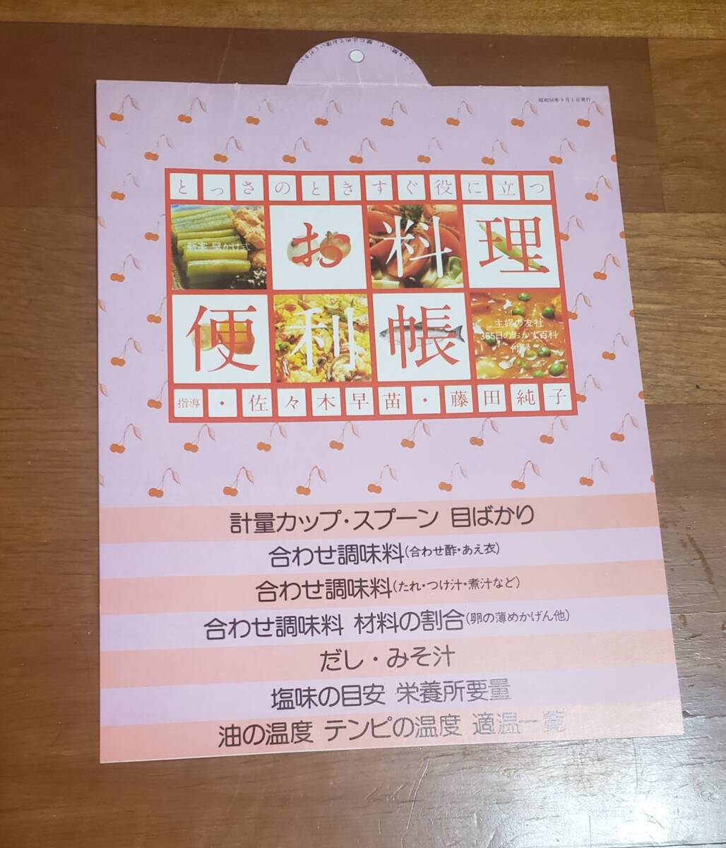 365日のおかず百科/家庭料理/保存決定版/献立/お弁当/材料別/調理別/主婦の友百科シリーズ 発行日：昭和56年9月1日 第20刷の画像4